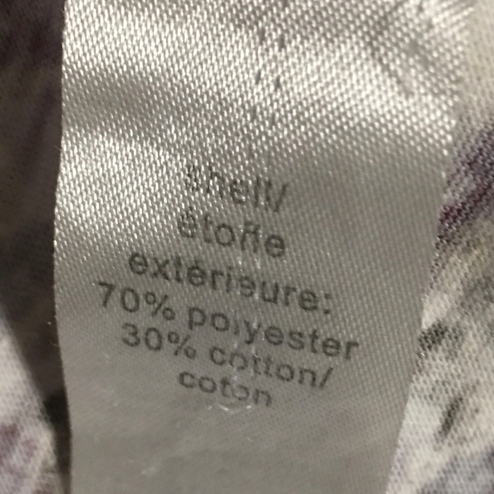 Beautiful dolman short sleeve tee lavender flowers Maurices Sz Med EUC Like new - Picture 10 of 12